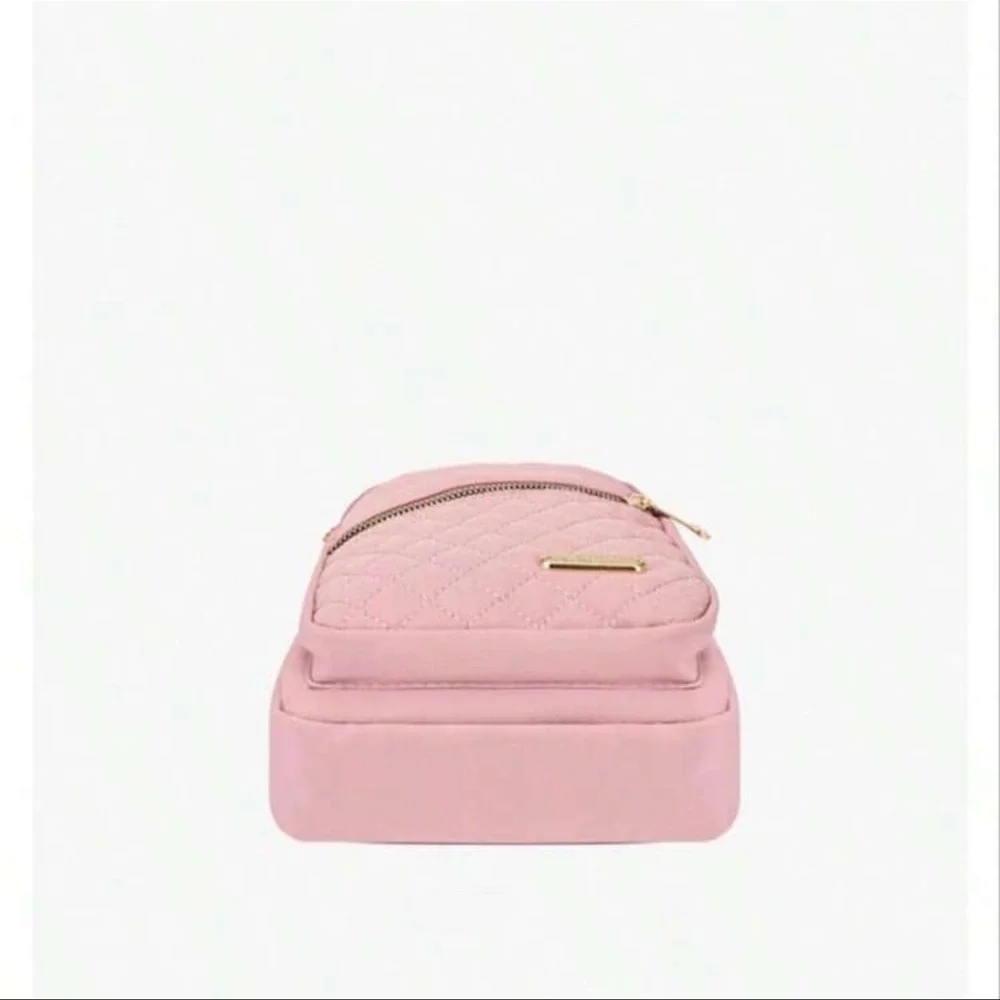 NWOT Quilted Pink Sling Bag Color Pink